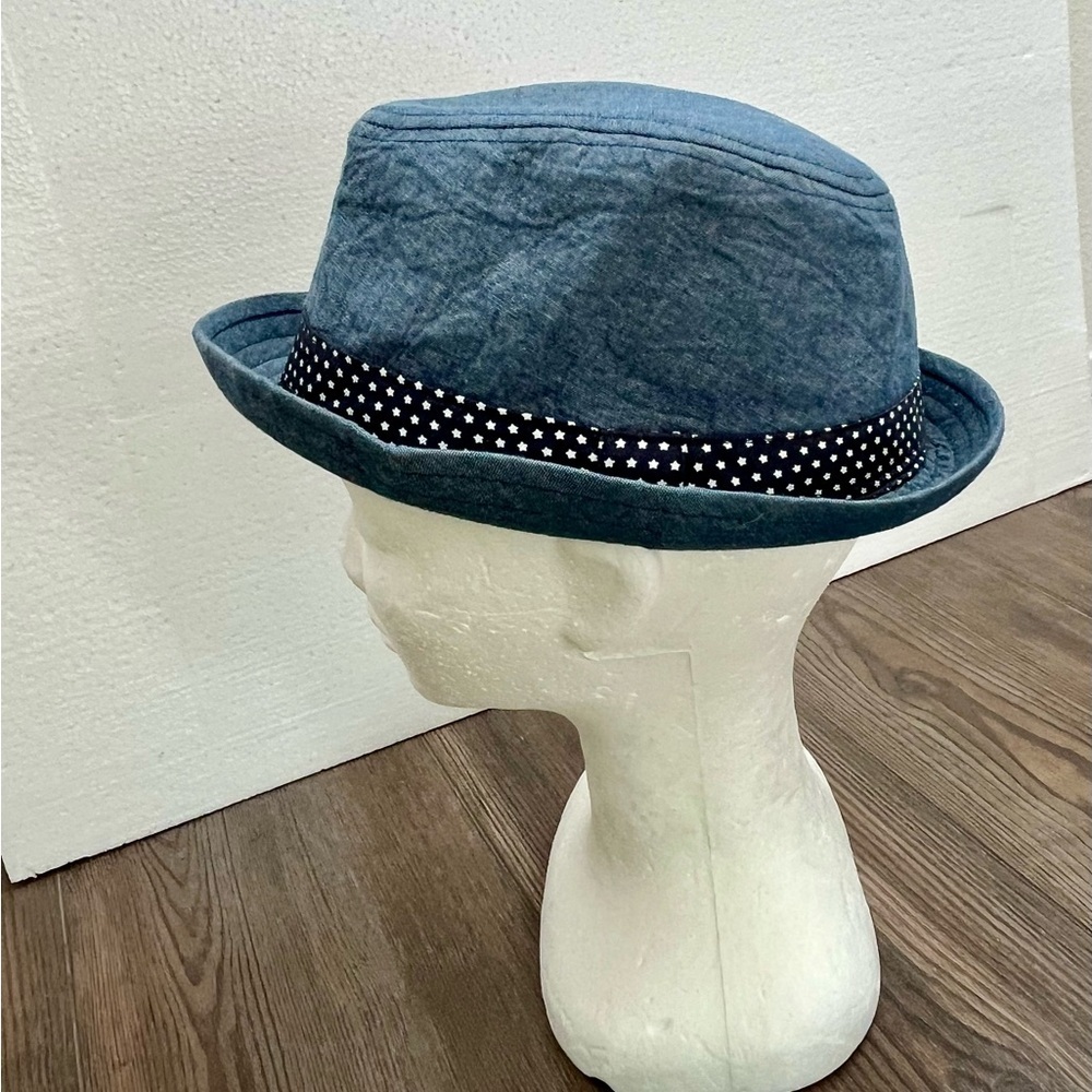 Urban Outfitters Denim Blue Hat with Starry Band